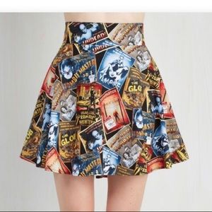 ModCloth Feeling Playful Skirt in Scary Movies